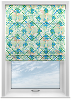 Faded Glamour, Absinthe White - Twist&Fit Roman Blind